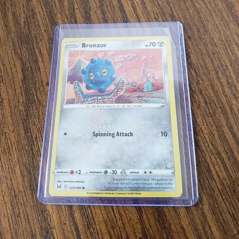 Pokemon - Bronzor 125/196 Reverse Holo Lost Origins NM/M